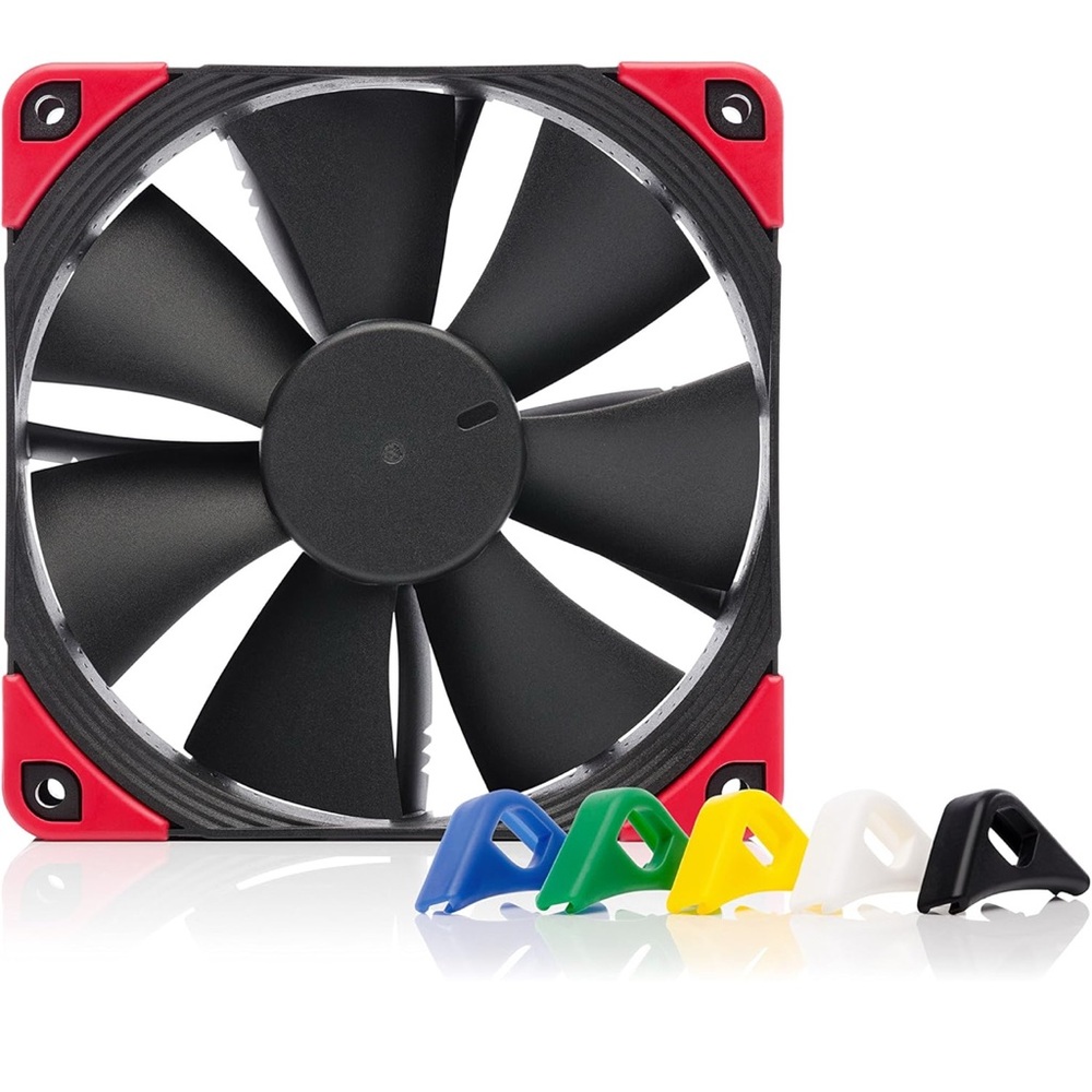 Noctua NF-F12 PWM chromax.Black.swap, Premium Quiet Fan, 4-Pin (120mm, Black)